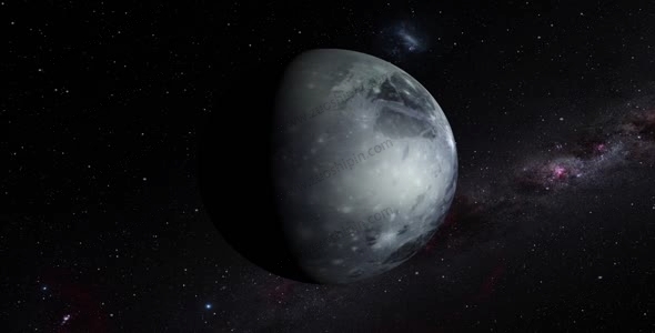 冥王星宇宙星空背景视频素材免费下载 追功网