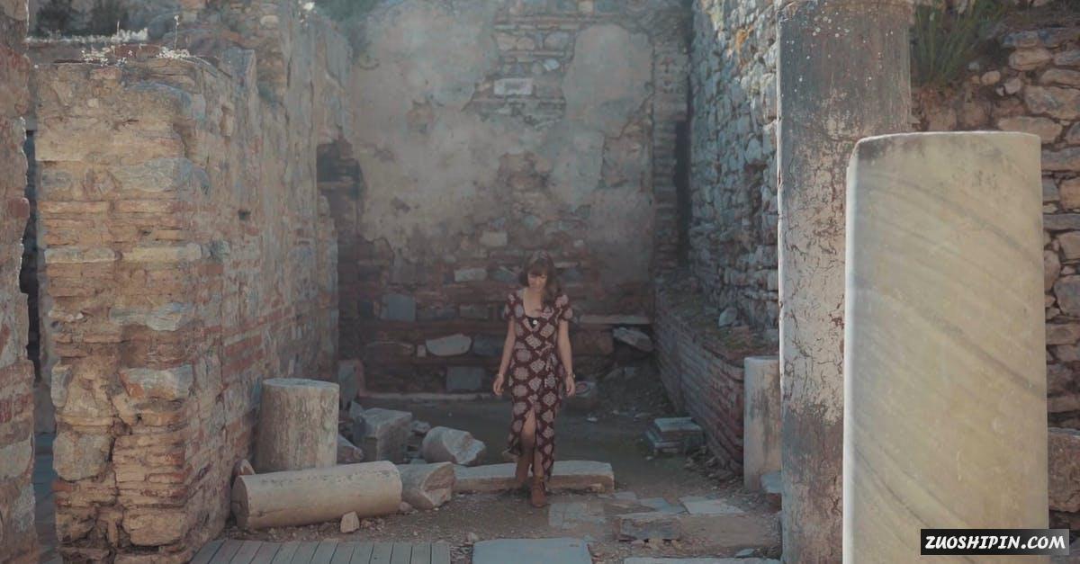 3115461|土耳其的古代废墟免岩石修建视频素材插图
