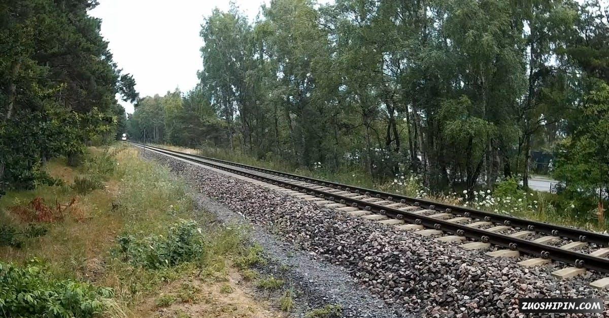 854761|火车的铁路铁轨轨道运输视频素材插图