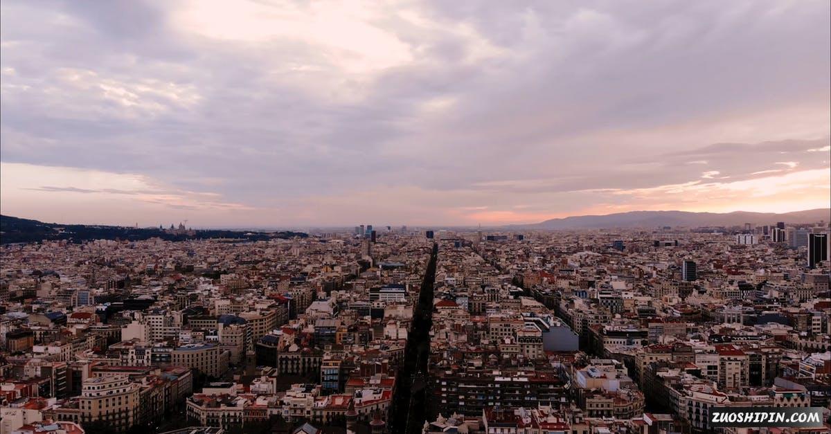 3143899|城市上空傍晚的天空2K实拍视频素材插图