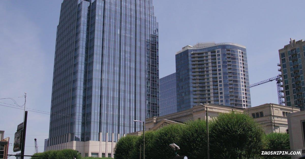 2836270|航拍城市的高楼大厦4K视频资料插图