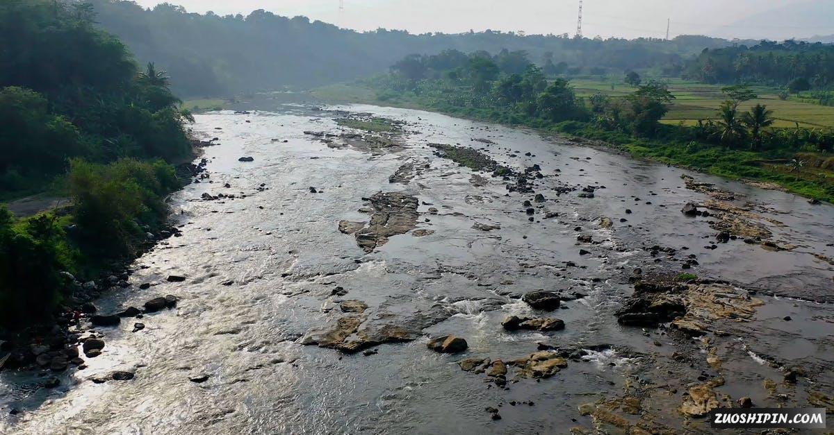 3333567|干燥的河道河流4K航拍视频素材插图