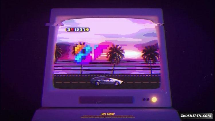 AE模板|8位LOGO标志红白机二进制logo标志视频模板#8-Bit Logo插图