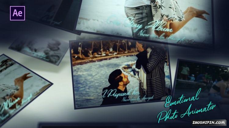 AE模板|情感幻灯片过渡视频相册模板#Emotional Slideshow插图