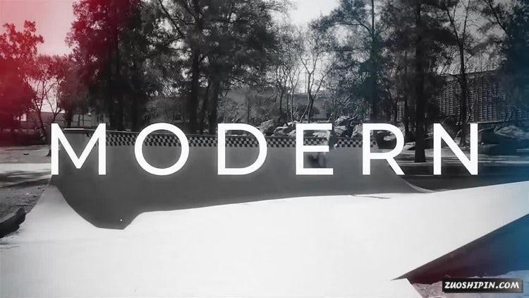 AE模板|现代定格片头定格动画视频模板#Modern Freeze Frame Opener插图