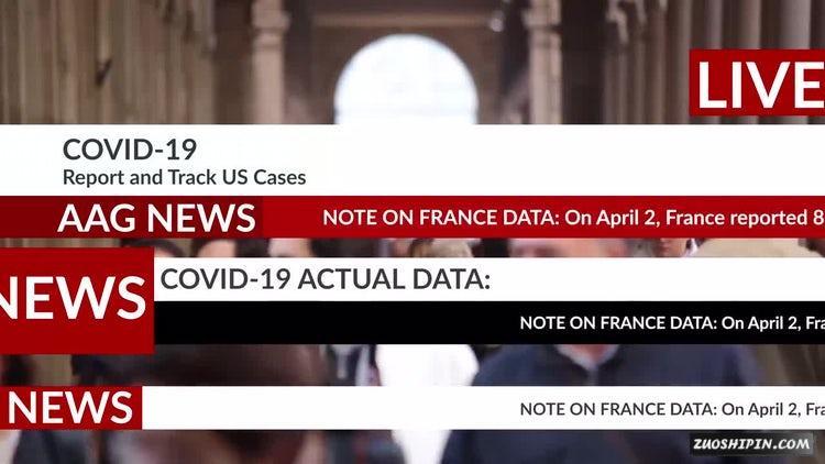 PR模板|电视新闻播报字幕条PR视频工程#News Tickers插图