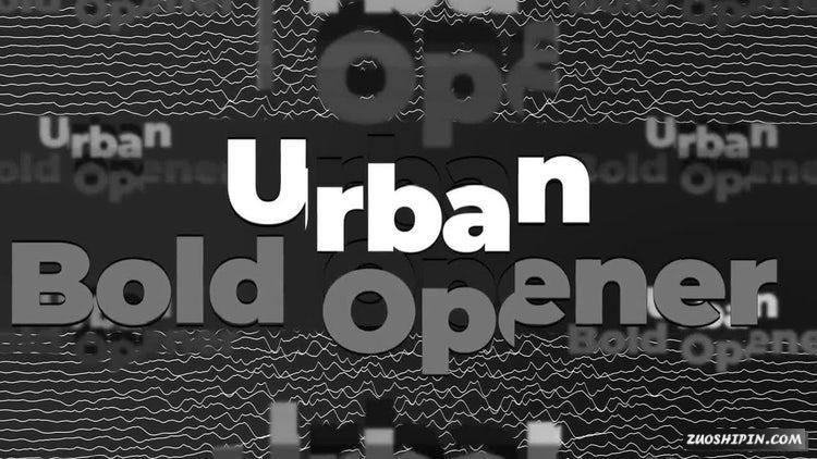 PR模板|大胆的城市开拓者片头PR视频工程#Bold Urban Opener插图