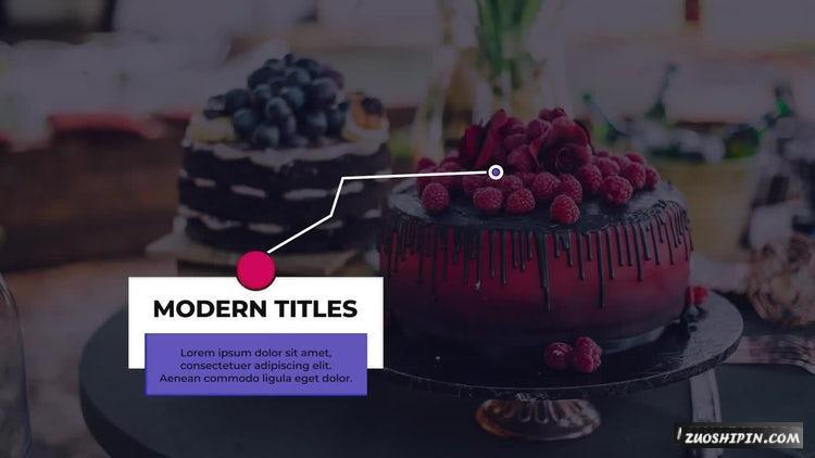 PR模板|咕噜咕噜的彩色标注文本框视频模板#Grunge Colorful Callouts插图