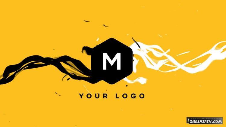 AE模板|快速飞溅LOGO标志水墨动画视频模板#Quick Splash Logo插图