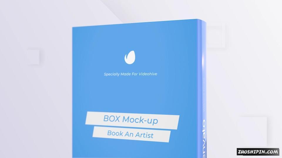 AE模板|书籍杂志软件盒子包装封面设计AE模板视频素材 Box Product Pack Mockup插图(11)