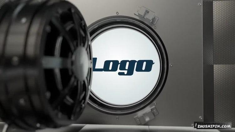 PR模板|保险库金库三维动画logo标志#The Vault Logo插图