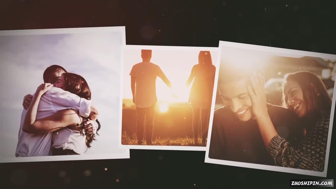 可爱的照片幻灯片视频相册ae模版插图